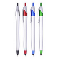 2-in-1 Silver Barrel Ballpoint/Stylus